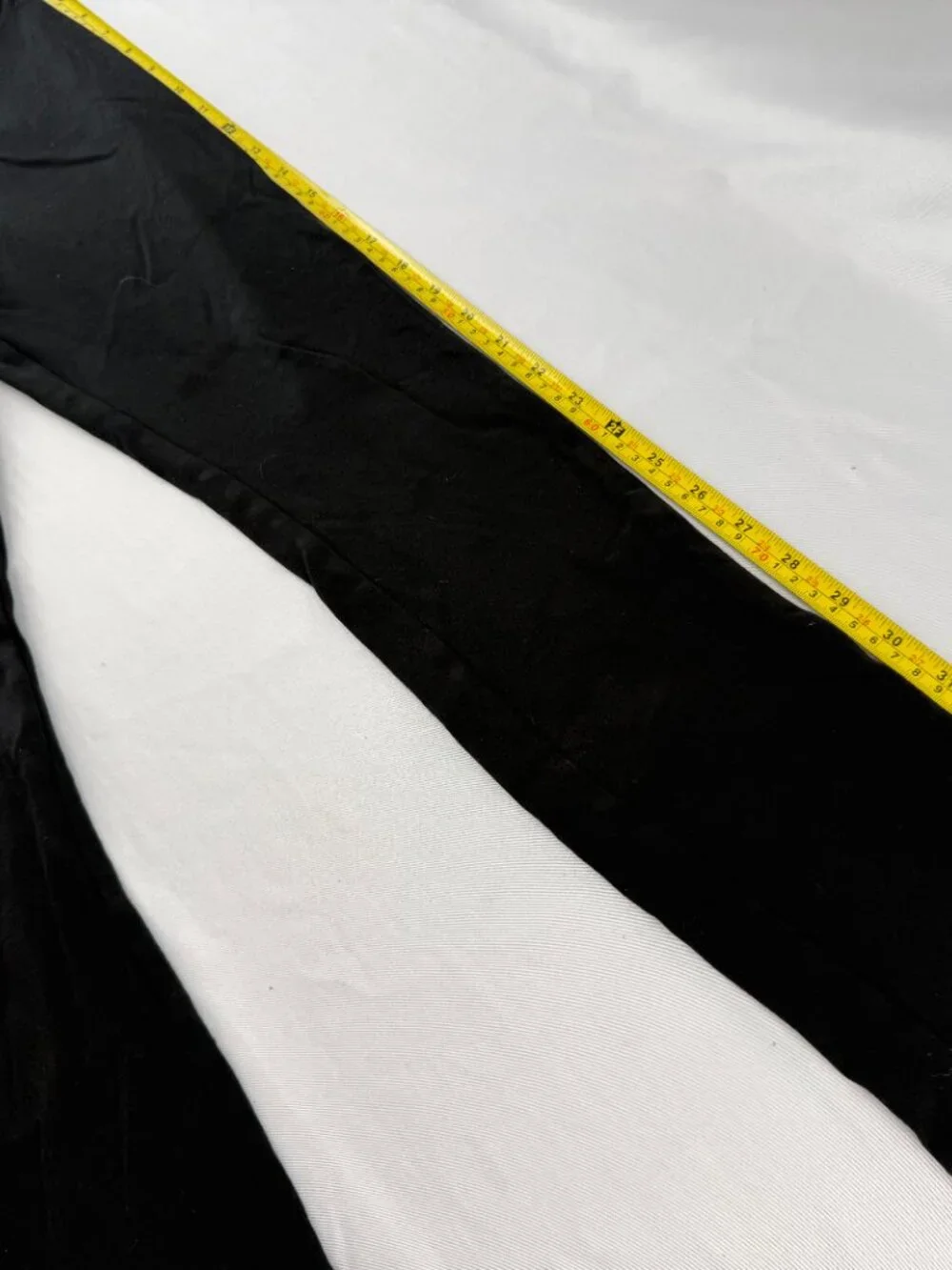 White House Black Market Black Seamed Leggings Pants Stretch Size S